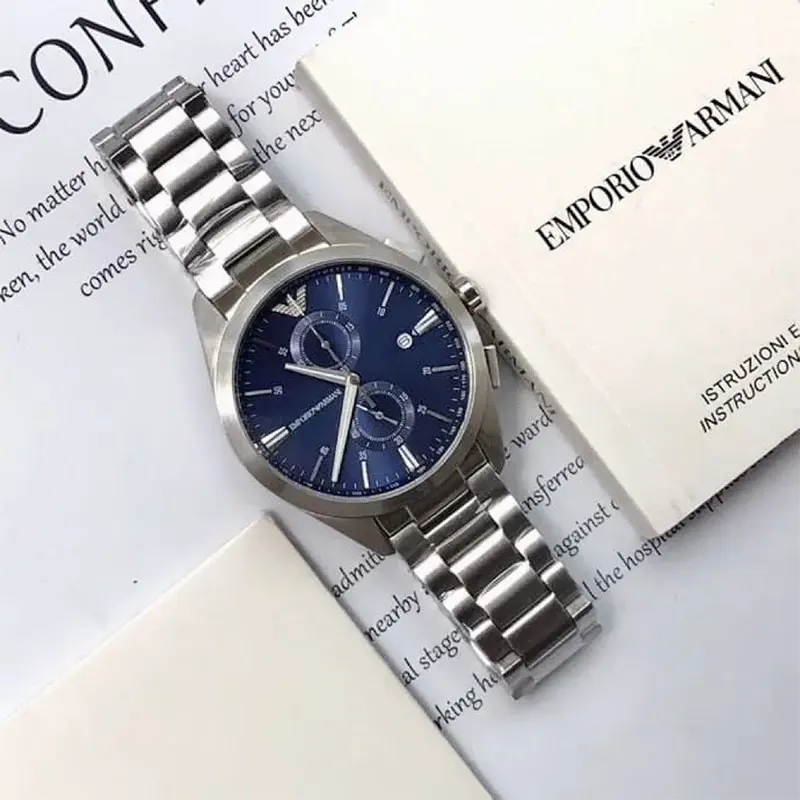 Emporio Armani Chronograph Blue Dial Men's Watch | AR11541